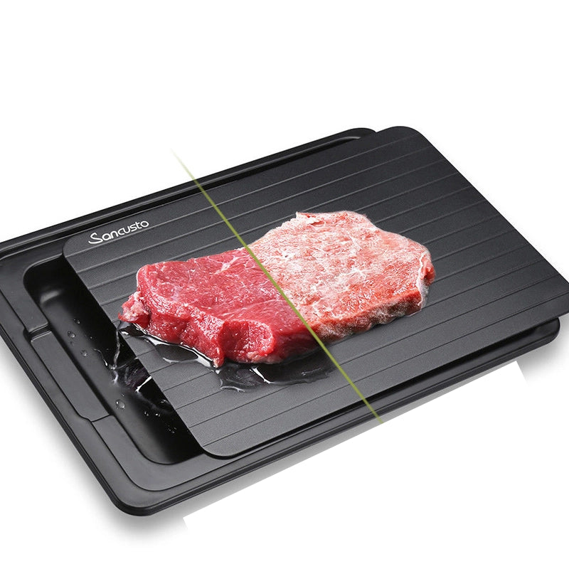 Aluminum Thawing Tray with Drip Tray & Sponge by HitMyNeed