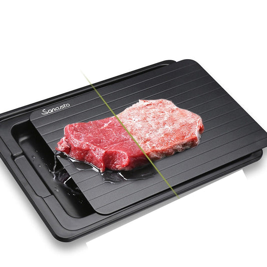 Aluminum Thawing Tray with Drip Tray & Sponge by HitMyNeed