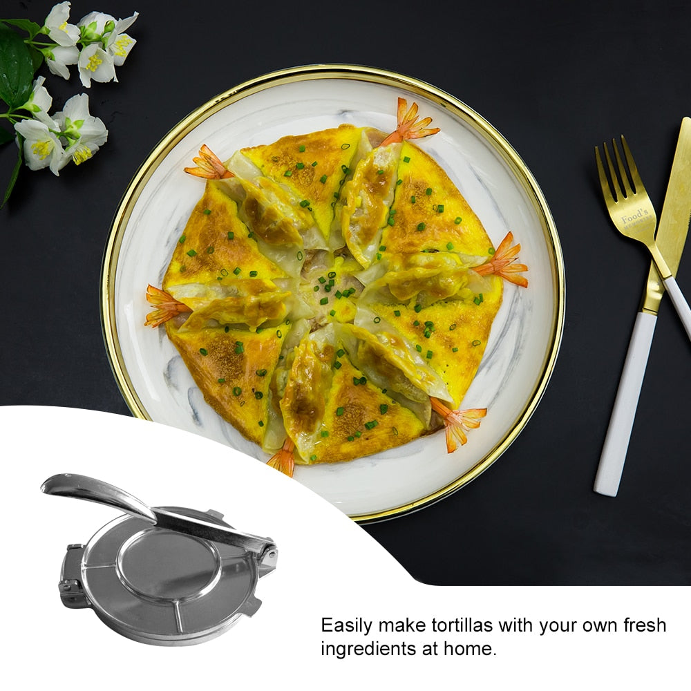 Aluminum Tortilla Press Kitchen Tool 20cm by HitMyNeed