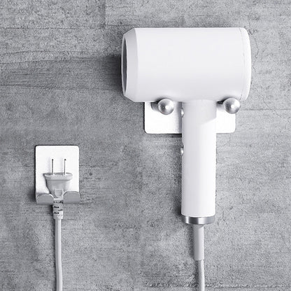 Aluminum Wall Mounted Hairdryer Holder by HitMyNeed