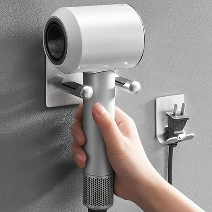 Aluminum Wall Mounted Hairdryer Holder by HitMyNeed