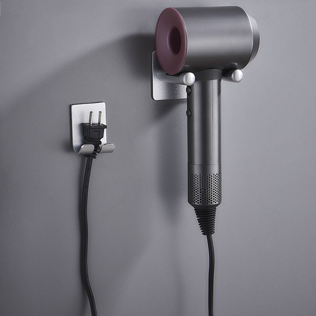 Aluminum Wall Mounted Hairdryer Holder by HitMyNeed