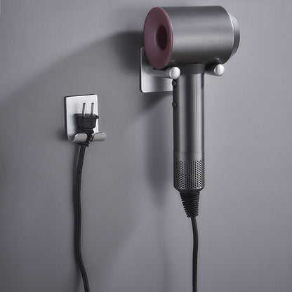 Aluminum Wall Mounted Hairdryer Holder by HitMyNeed