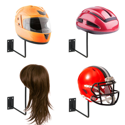 Aluminum Wall Mounted Helmet Holder Rack by HitMyNeed