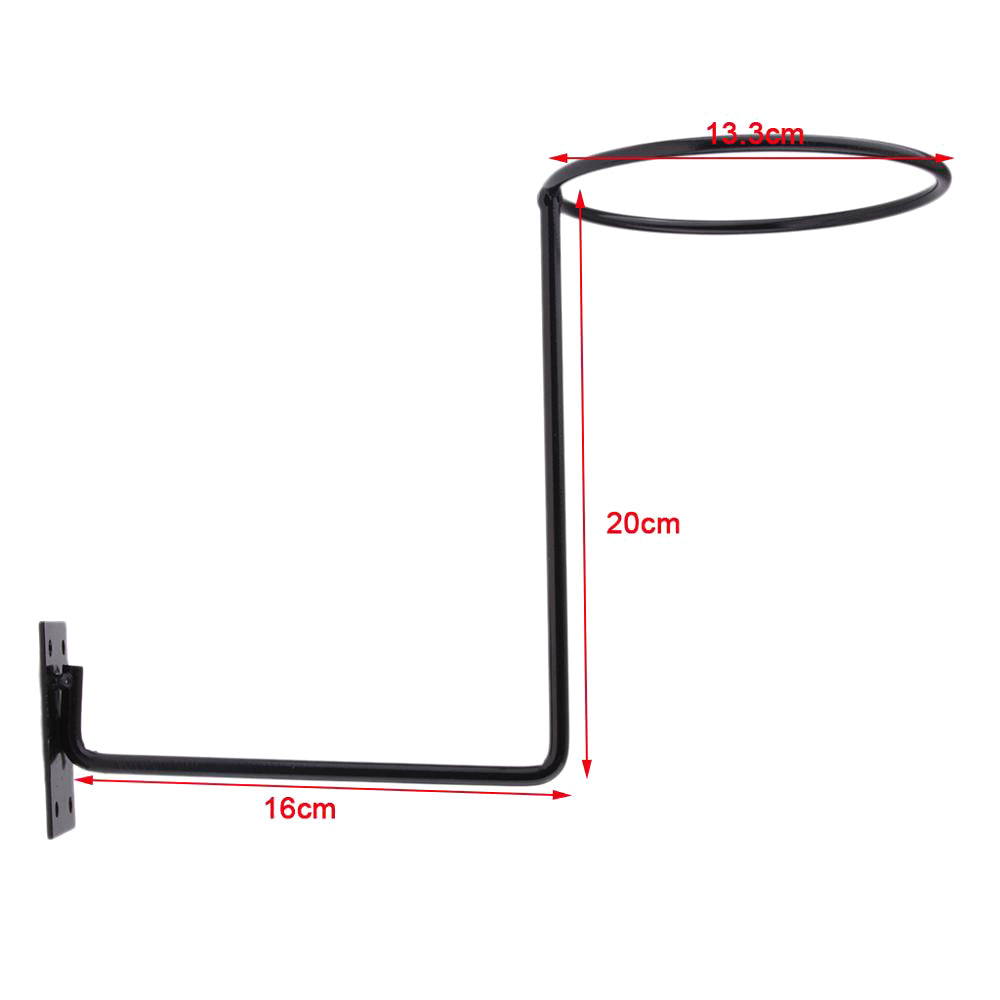 Aluminum Wall Mounted Helmet Holder Rack by HitMyNeed