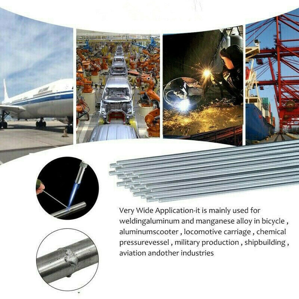 Aluminum Welding Rods Set 20pcs 1.6mm x 33cm by HitMyNeed