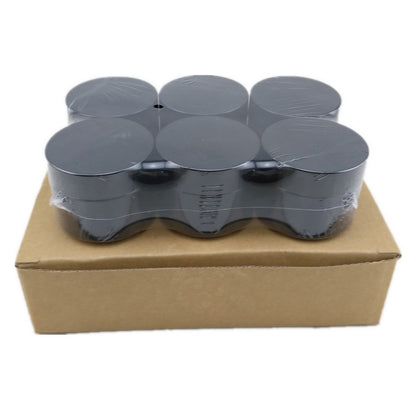 Amber Glass Candle Jars with Lids, 100ml (6 Pack) by HitMyNeed