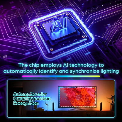 Ambient TV LED Backlight Sync for 40-85 inch Screens For 40-50 inch TV by HitMyNeed