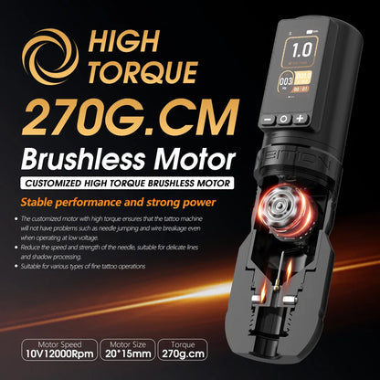 Ambition Soldier270 Wireless Tattoo Pen Machine by HitMyNeed