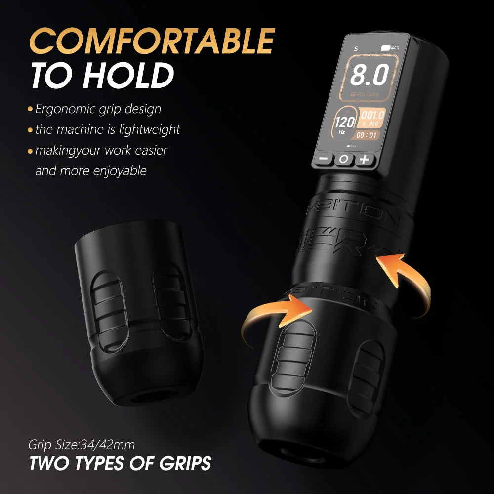 Ambition Soldier270 Wireless Tattoo Pen Machine by HitMyNeed