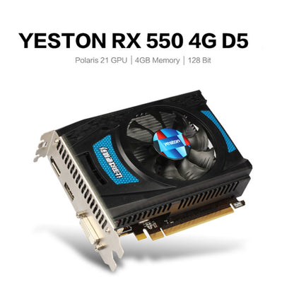 AMD Radeon RX 550 4GB GDDR5 Graphics Card by HitMyNeed