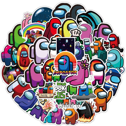 Among Us Vinyl Stickers Pack (50 Pieces) by HitMyNeed