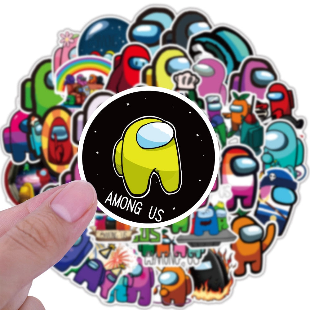 Among Us Vinyl Stickers Pack (50 Pieces) by HitMyNeed