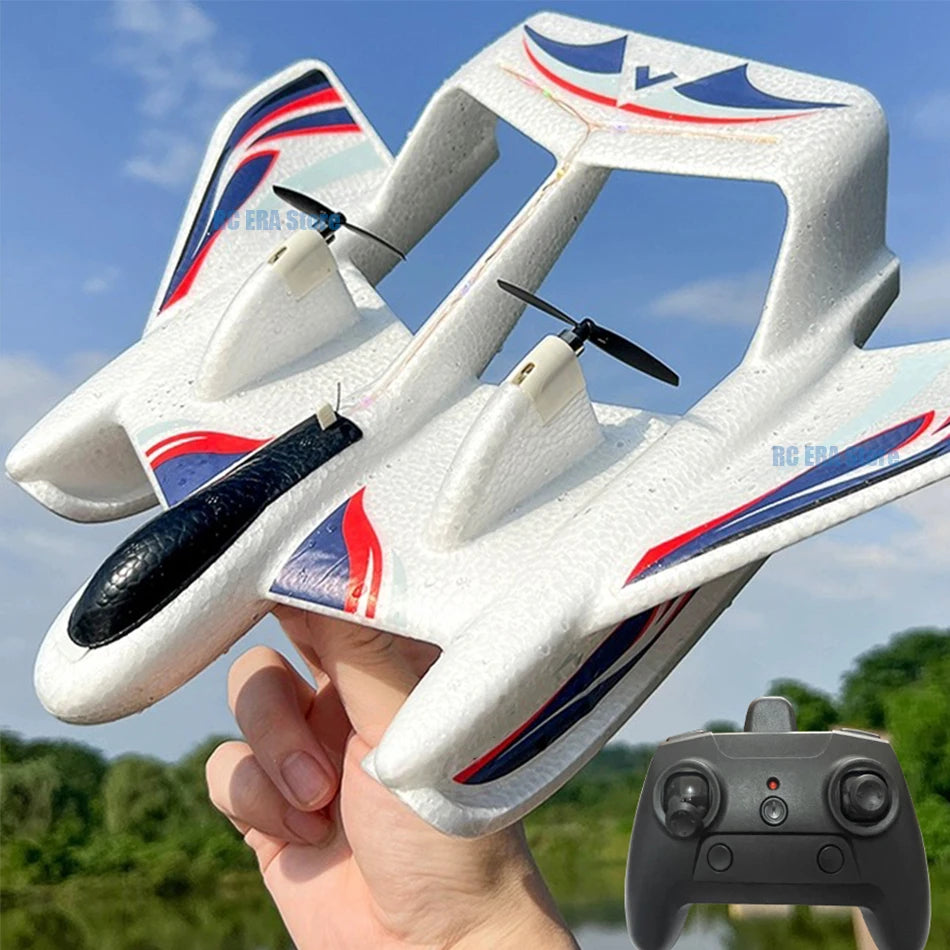 Amphibious Gyro-Stabilized RC Foam Glider Plane 2.4GHz by HitMyNeed