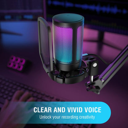 Ampligame USB Condenser Microphone for Gaming & Streaming by HitMyNeed
