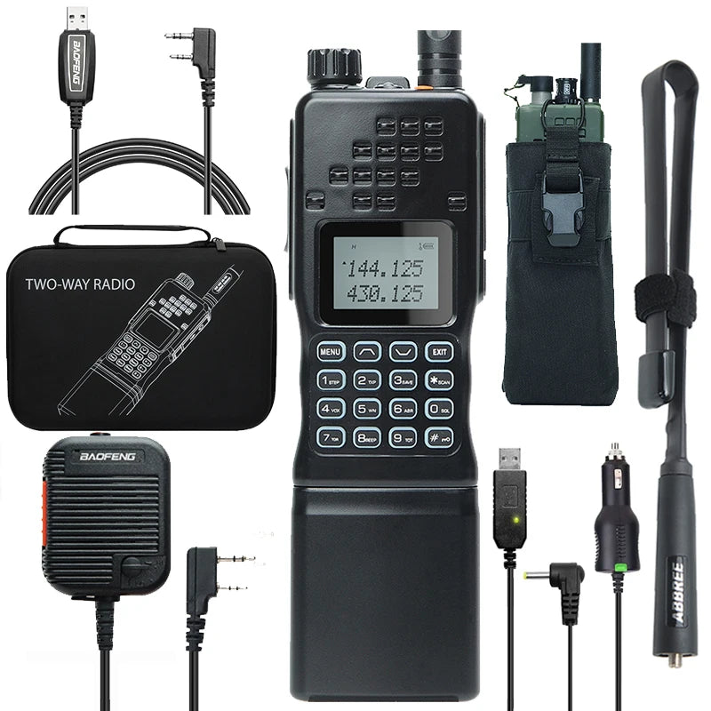 AN PRC-152 Dual Band Long Range Tactical Radio black-full-set-eu by HitMyNeed