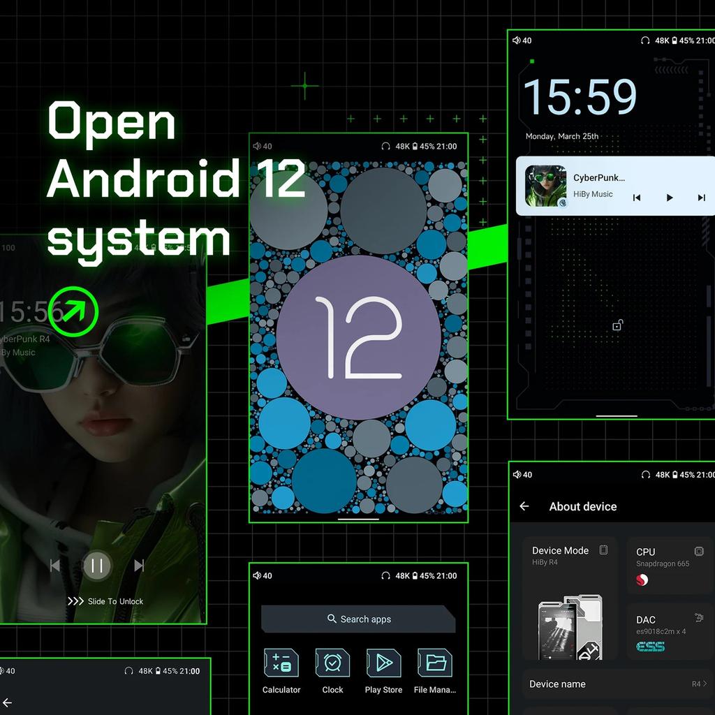 Android 12 HiFi Music Player with DSD256 & MQA 16x by HitMyNeed