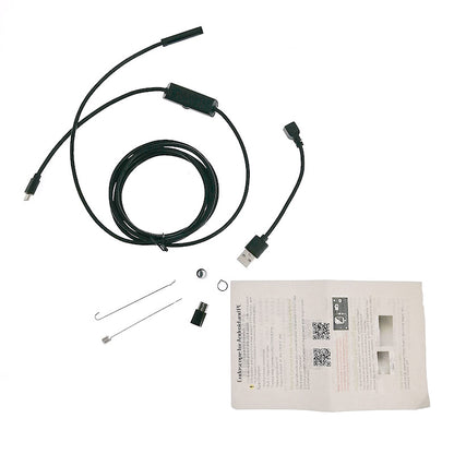 Android 3‑in‑1 USB Borescope Inspection Camera 5m by HitMyNeed