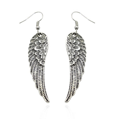 Angel Wings Drop Earrings for Women by HitMyNeed