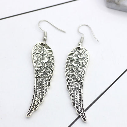 Angel Wings Drop Earrings for Women by HitMyNeed