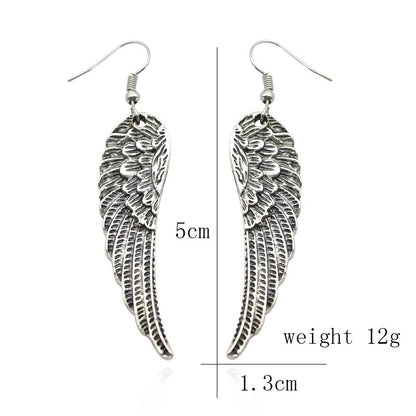 Angel Wings Drop Earrings for Women by HitMyNeed