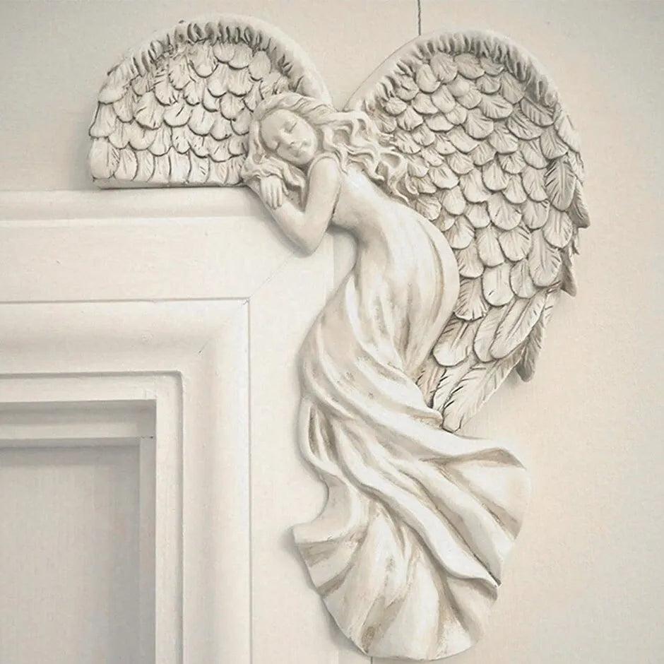 Angel Wings Resin Door & Garden Ornament by HitMyNeed