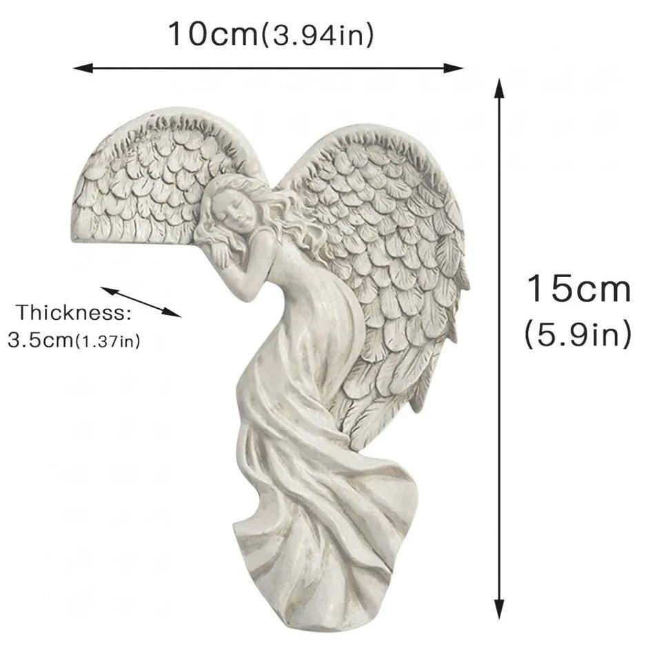Angel Wings Resin Door & Garden Ornament by HitMyNeed