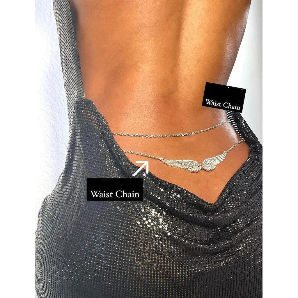 Angel Wings Waist Chain Body Jewelry for Women by HitMyNeed