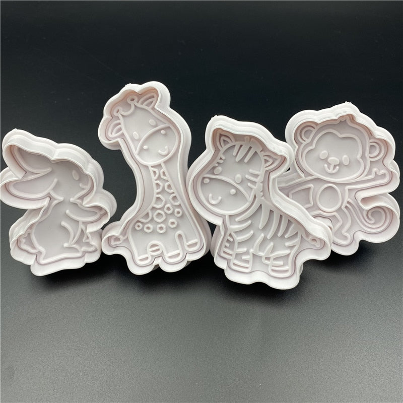 Animal Cookie Cutter Set - 4 Cute Shapes by HitMyNeed