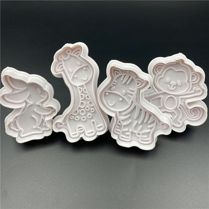 Animal Cookie Cutter Set - 4 Cute Shapes by HitMyNeed