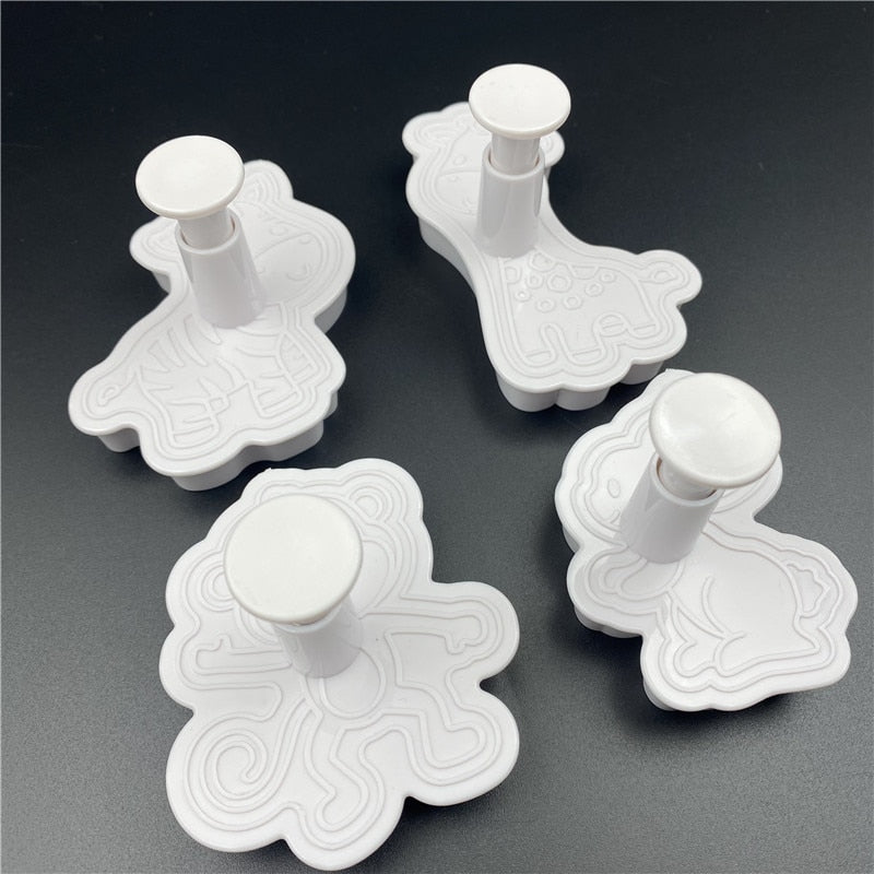 Animal Cookie Cutter Set - 4 Cute Shapes by HitMyNeed
