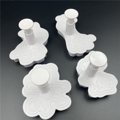 Animal Cookie Cutter Set - 4 Cute Shapes by HitMyNeed