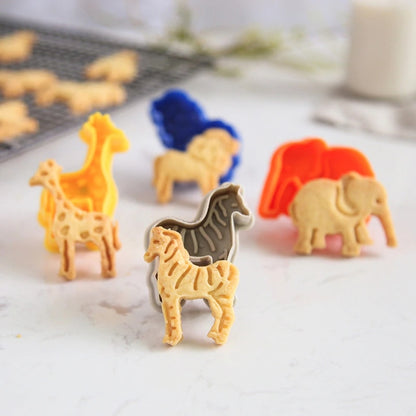 Animal Cookie Cutters Mold Set, 4pcs by HitMyNeed