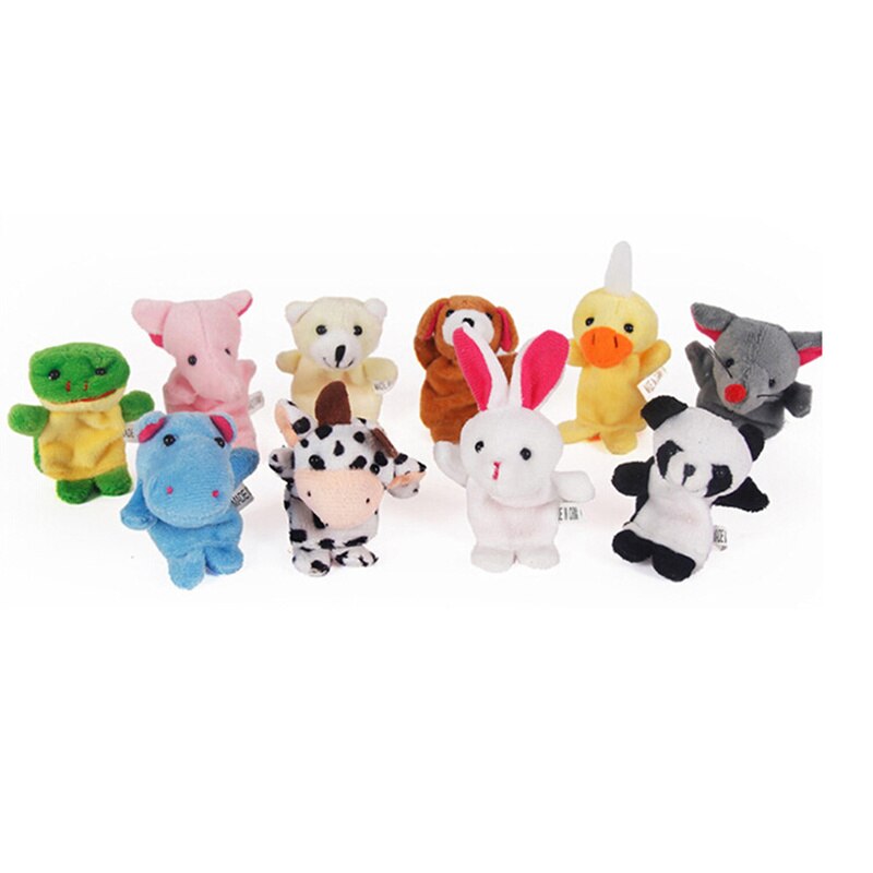 Animal Finger Puppets Educational Toy Set (10pcs) by HitMyNeed