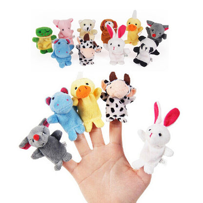 Animal Finger Puppets Educational Toy Set (10pcs) by HitMyNeed