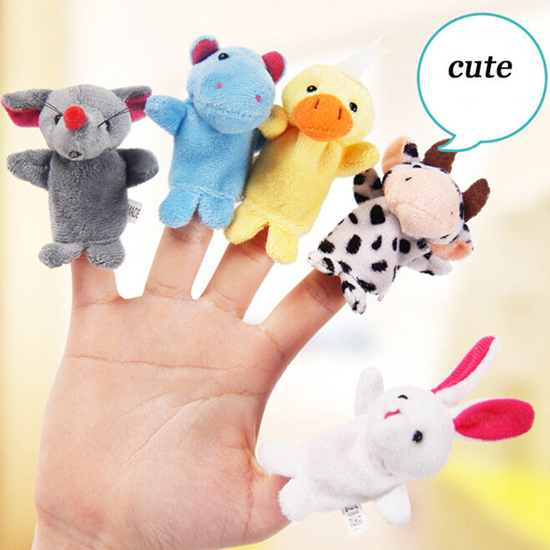 Animal Finger Puppets Educational Toy Set (10pcs) by HitMyNeed