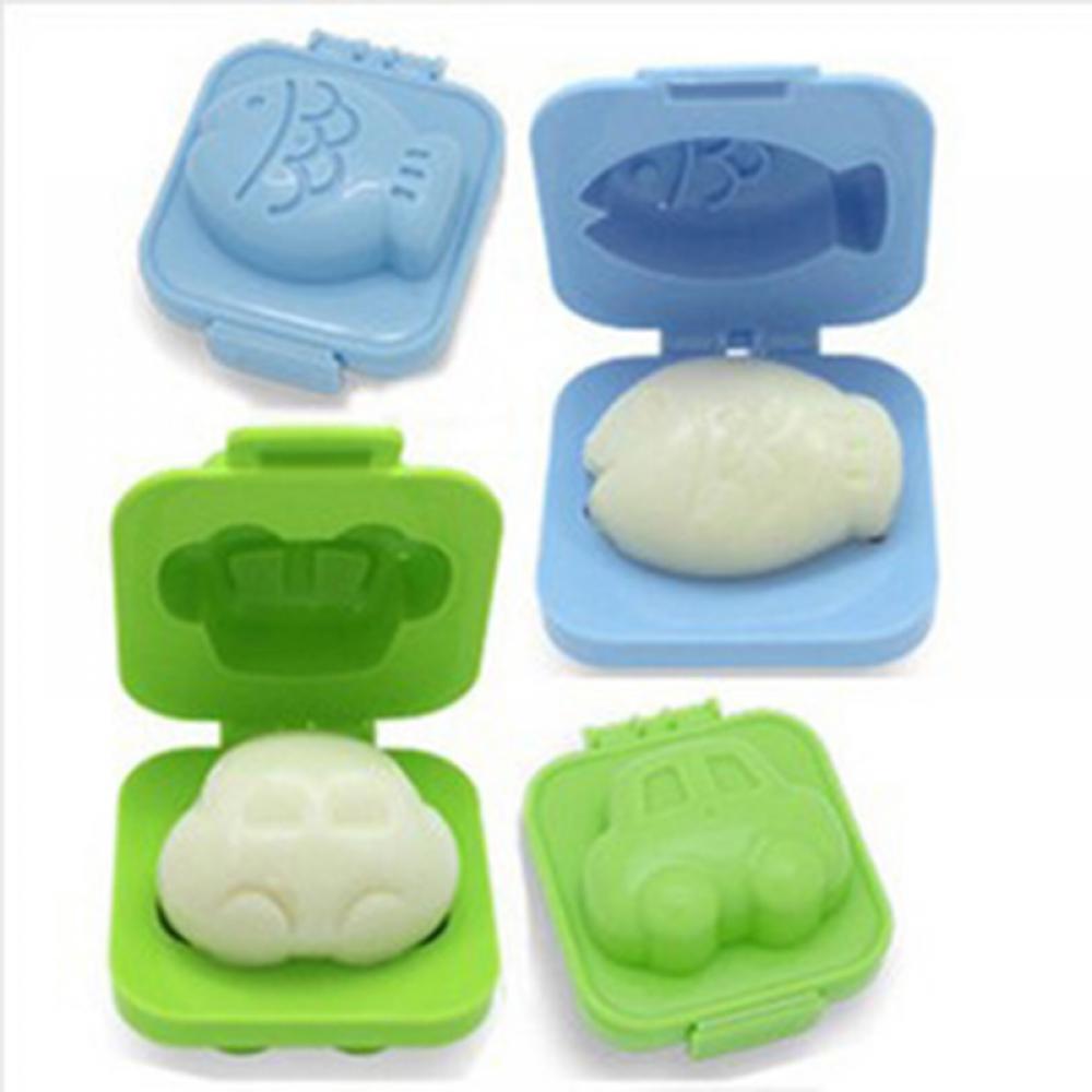 Animal-Shaped Boiled Egg Mold Set (6-Piece) by HitMyNeed