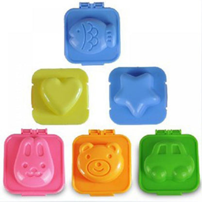 Animal-Shaped Boiled Egg Mold Set (6-Piece) by HitMyNeed