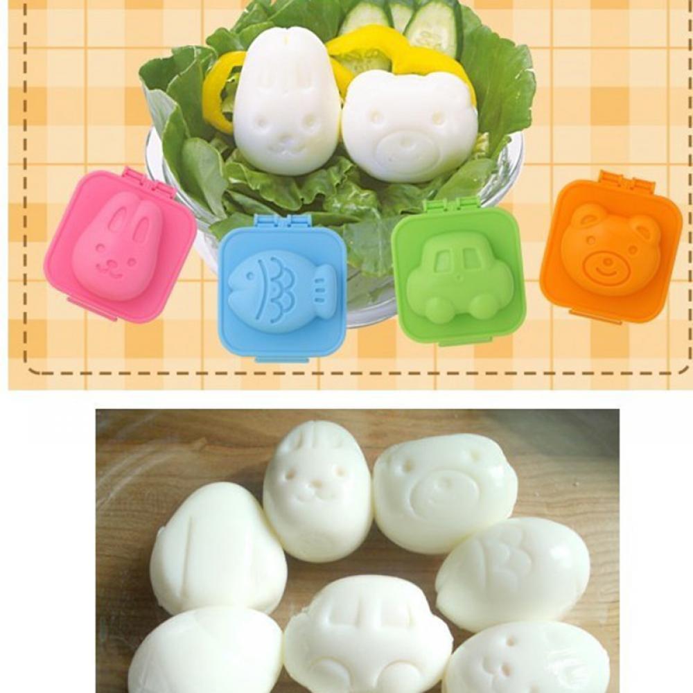 Animal-Shaped Boiled Egg Mold Set (6-Piece) by HitMyNeed