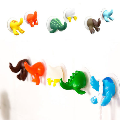 Animal Tail Suction Hooks Set of 6 by HitMyNeed
