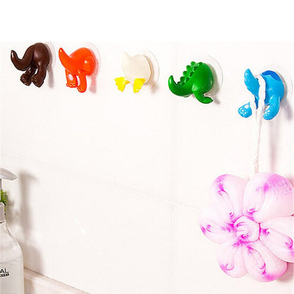 Animal Tail Suction Hooks Set of 6 by HitMyNeed