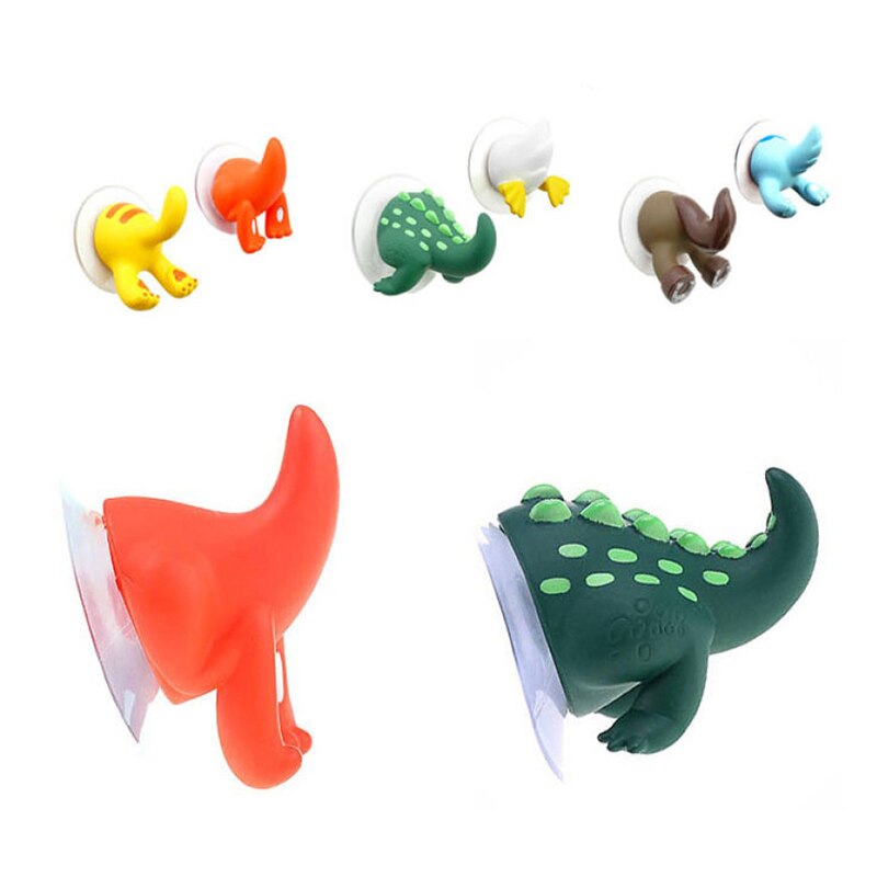Animal Tail Suction Hooks Set of 6 by HitMyNeed