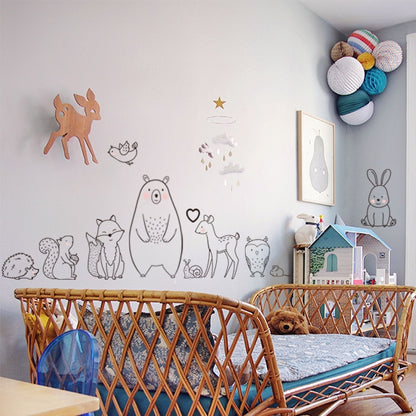 Animal Wall Stickers for Kids Rooms, PVC Decals by HitMyNeed