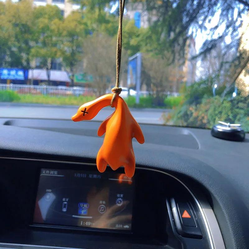 Anime Duck Car Mirror Pendant Gypsum Hanging Decor by HitMyNeed