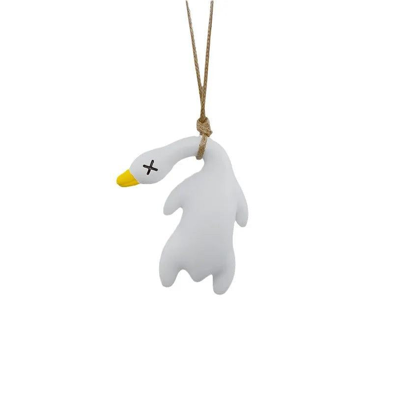 Anime Duck Car Mirror Pendant Gypsum Hanging Decor by HitMyNeed
