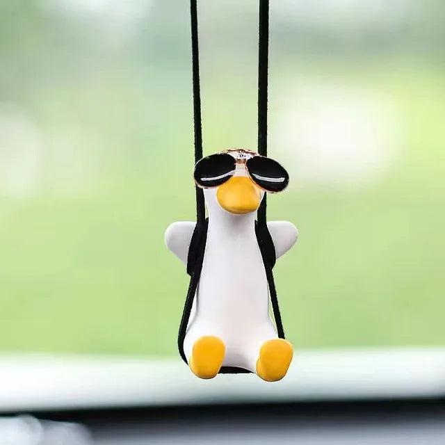 Anime Duck Car Mirror Pendant Gypsum Hanging Decor c1 by HitMyNeed