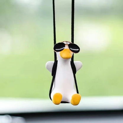 Anime Duck Car Mirror Pendant Gypsum Hanging Decor c1 by HitMyNeed