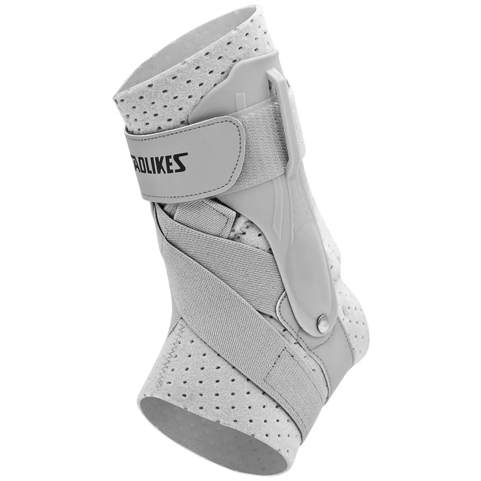 Ankle Brace with Side Stabilizers for Sprains gray s by HitMyNeed