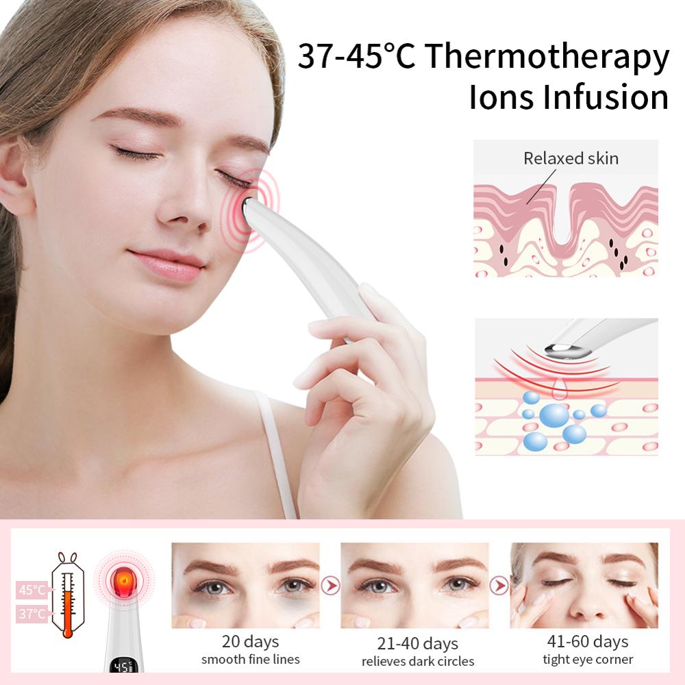 Anti Aging Under Eye Massager with Heat & Vibration by HitMyNeed