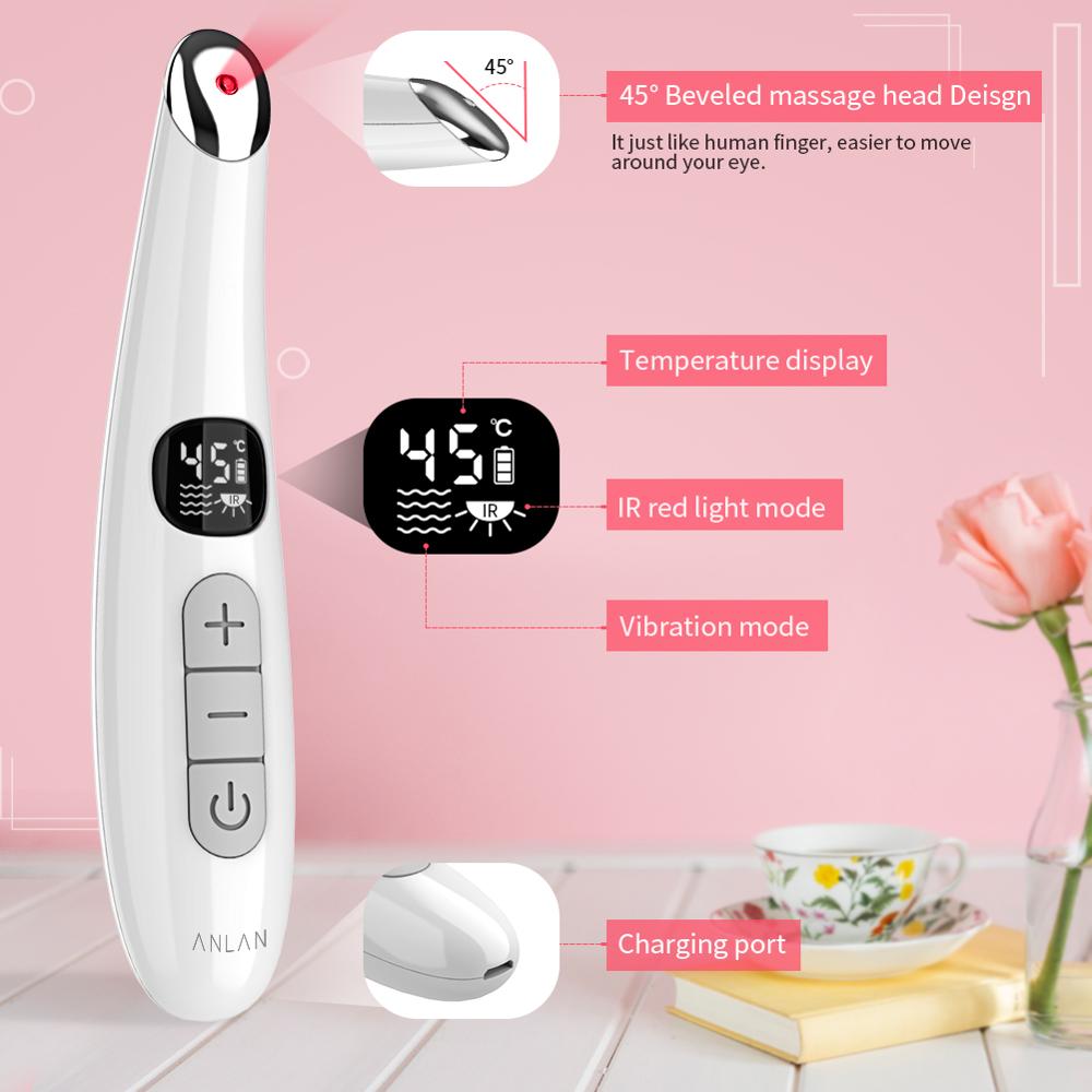Anti Aging Under Eye Massager with Heat & Vibration by HitMyNeed